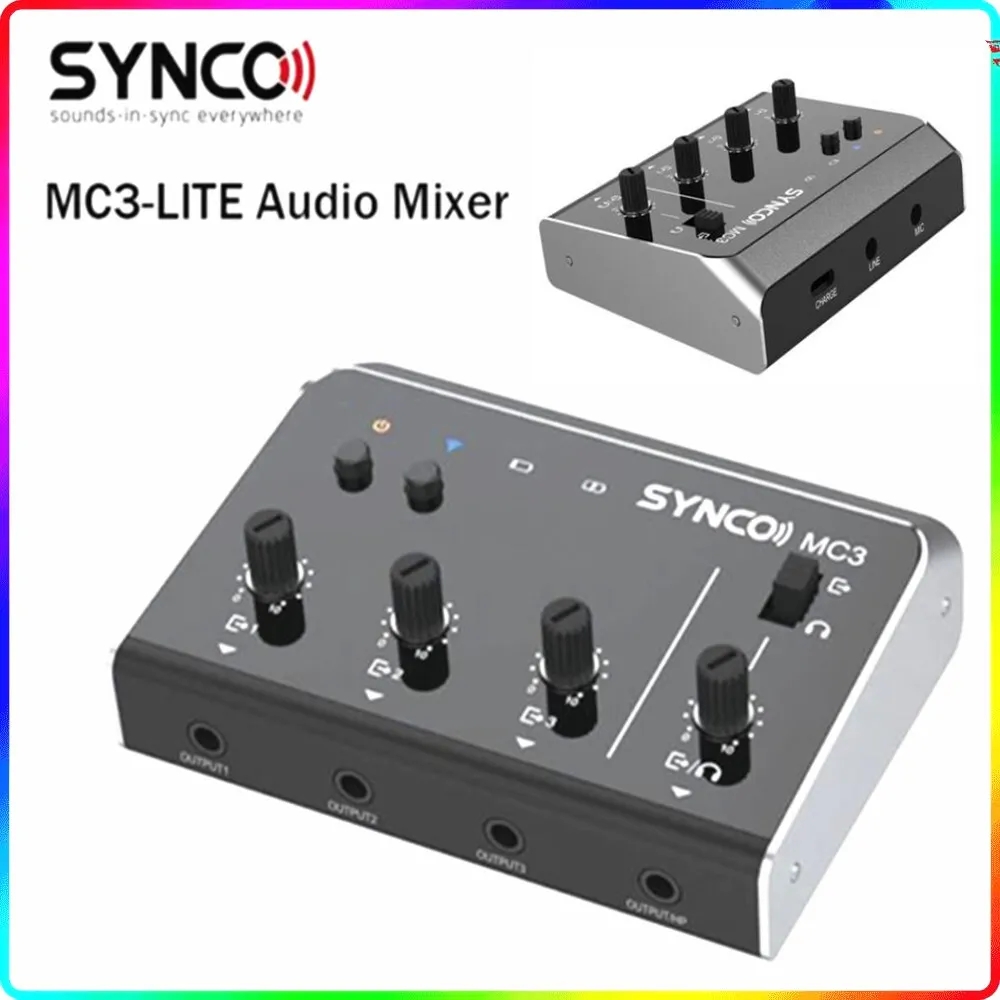Mikser audio Synco MC3 Lite, 4 – Photography Videos Free recenzja i cena