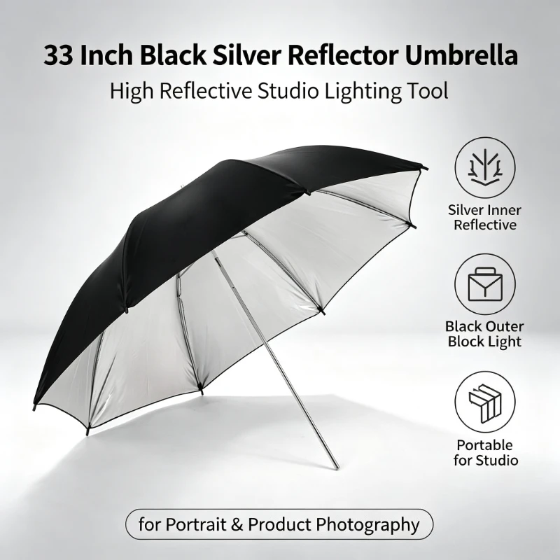 Parasol odblaskowy 33-calowy ( – Photography Umbrella recenzja i cena