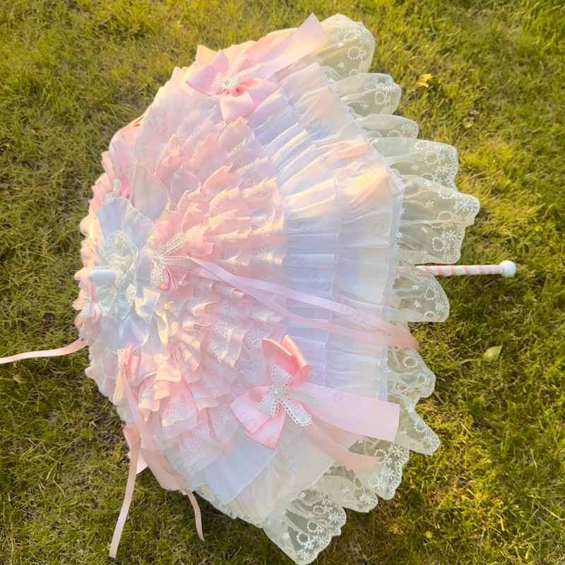 Różowo-biały parasol w kształc – Photography Umbrella recenzja i cena