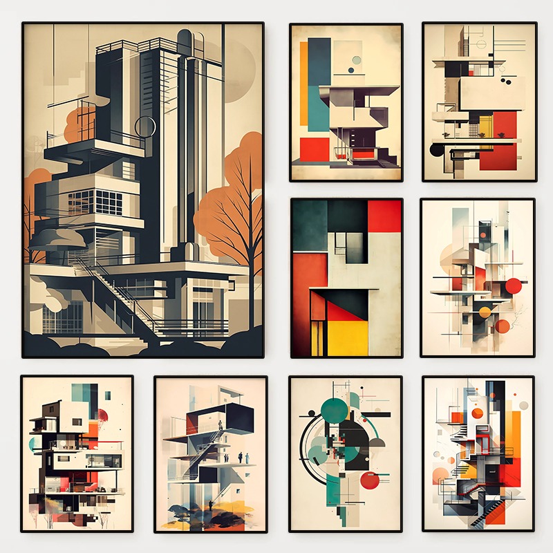 Vintage Minimalistyczny Bauhau – Photography Geometry recenzja i cena